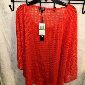 Cable & Gauge Women's CherryPop Knit Top/Coverup